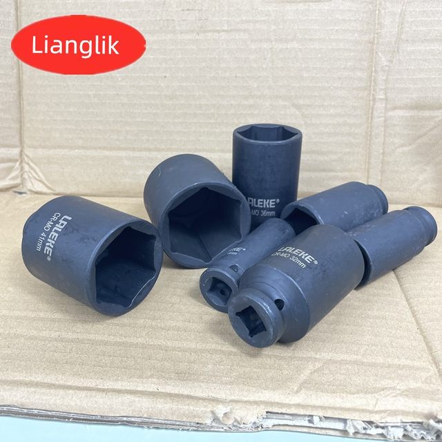 1/2 inch heavy-duty thickened and lengthened small wind cannon sleeve head pneumatic electric wrench wind-movement suit Dafei 8-46mm