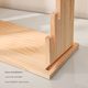 Solid wood bracelet display stand Buddhist beads bracelet stand watch jewelry jewelry hanger hair ring head rope storage