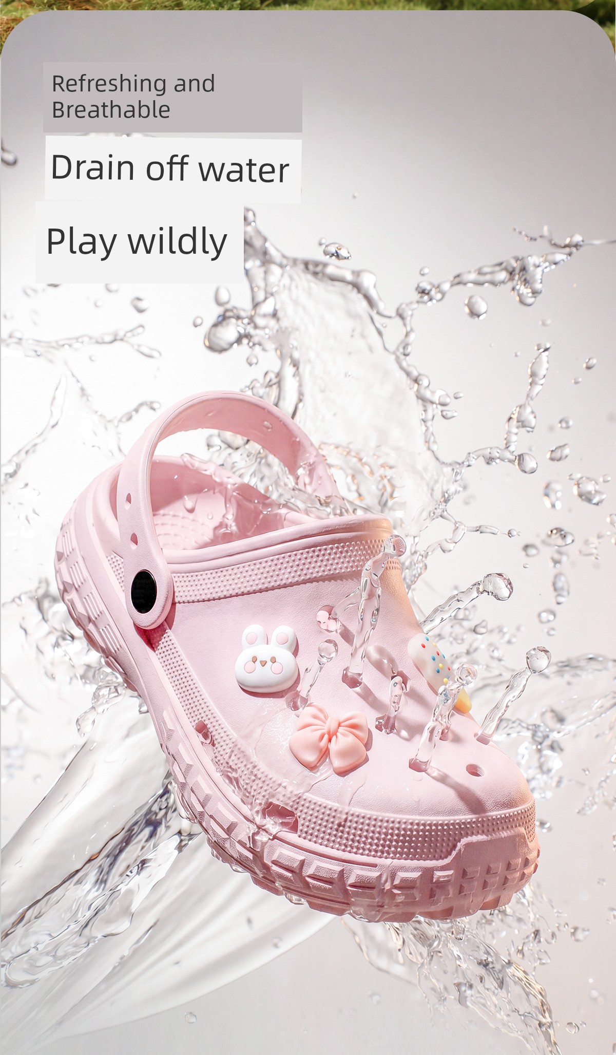 Children's Croc Shoes for Girls 2026 New Summer Outdoor Sandals for Older Kids Non-Slip Eva Girls' Slippers Comfortable — 11
