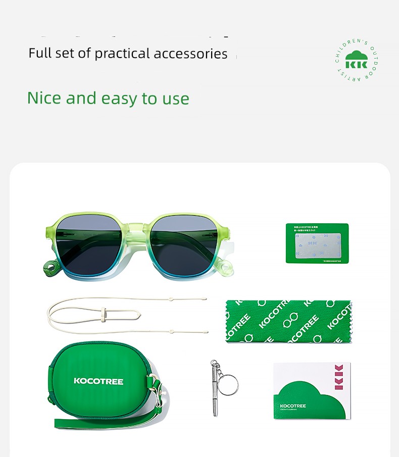 Foldable Sunscreen for Boys Baby Girl Polarized Sunglasses — 36