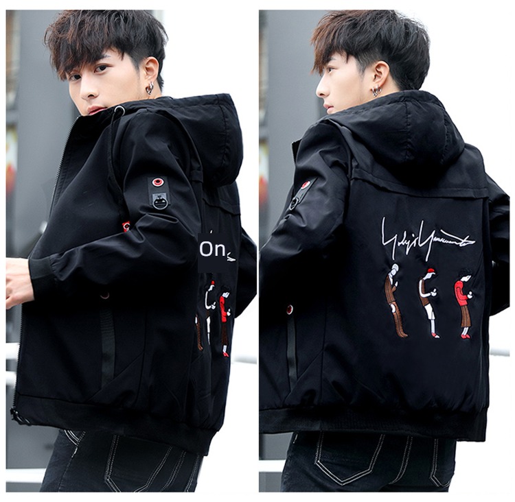 man Autumn and winter Put on your clothes handsome Jacket loose coat