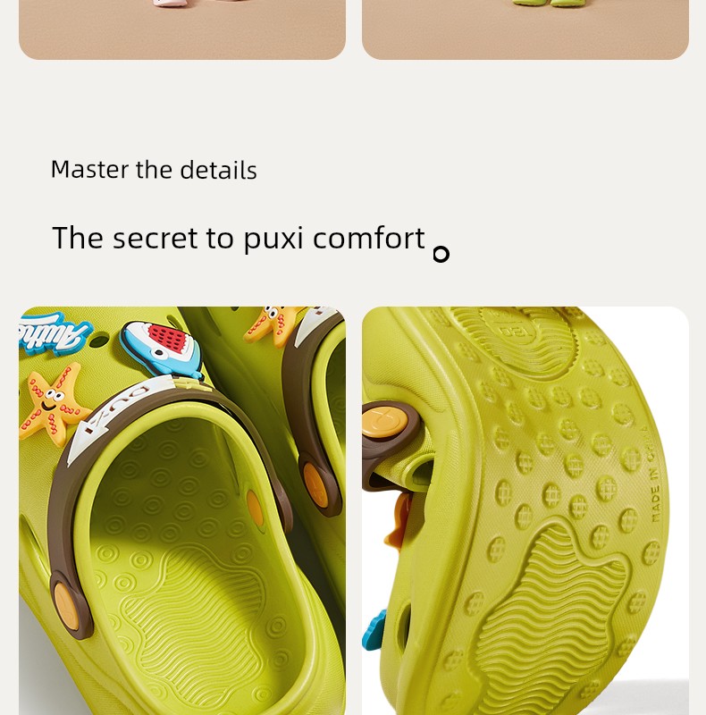 Puxi Finding Nemo Croc Shoes Children's Summer Cute Non-Slip Closed-Toe Slippers Boys Girls Beach Sandals — 19