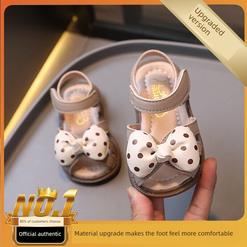 British Baby Sandals Summer 2026 New Style Toddler Shoes for Girls Soft-Soled Open-Toe Toddler Shoes Girls Princess Shoes — 4