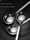 Onlycook antibacterial 316 stainless steel meal spoon round spoon long handle soup spoon drinking soup spoon watermelon spoon household tableware