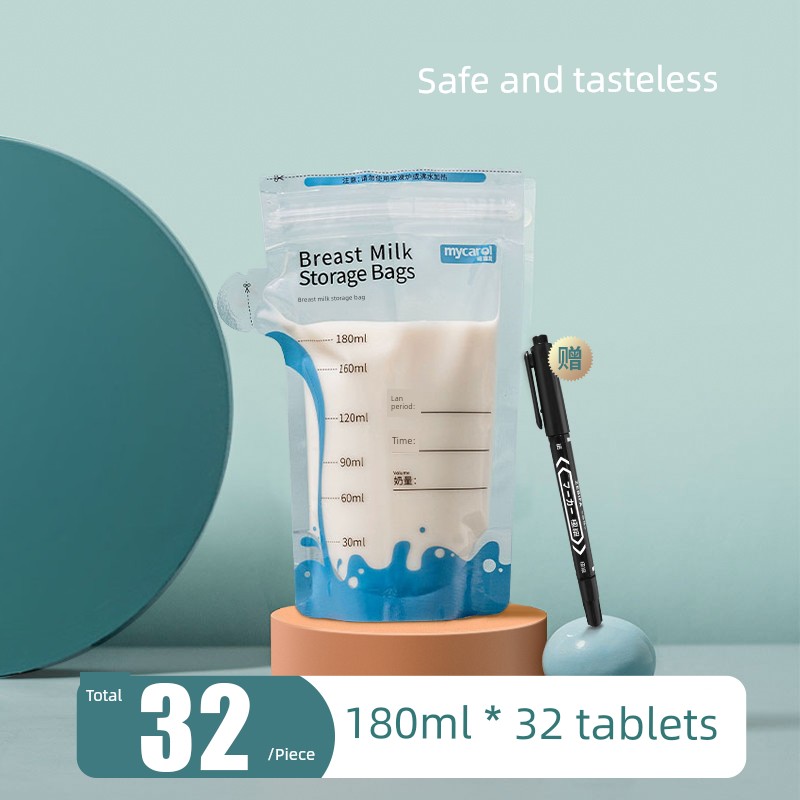 Creer Breastmilk Storage Bags Breast Milk Freshness Protection Package 80ml Small Capacity Disposable Frozen Refrigerated Storage Milk Bag 125ml — 4
