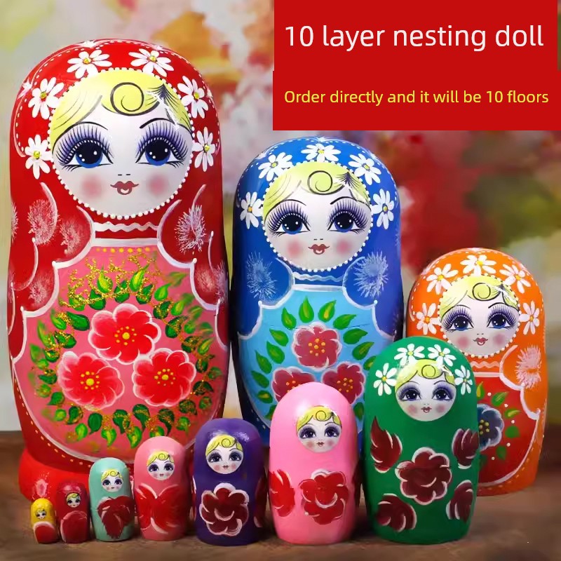Travel Specialty Commemorative New Year Gift Russia Matryoshka Doll