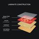 European-style floral cork wood simple placemat European-style anti-scalding heat insulation pad Anti-slip Western tableware pad