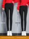 Black leggings for women with spring and autumn thin style extended 2025 new high waist tight pencil small feet small black pants