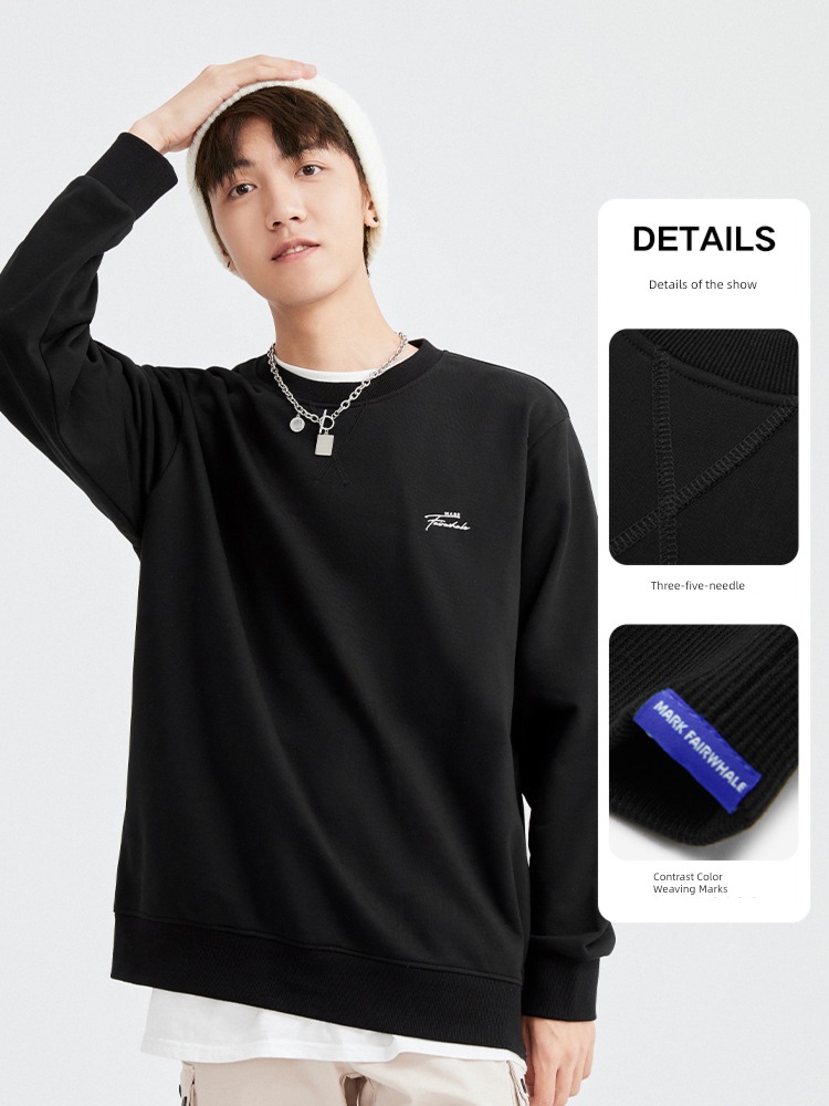 Pounds Mark Huafei Round neck autumn keep warm tide Condom