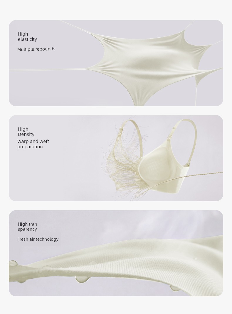 Rovo Maternity Nursing Bra, Summer Thin Style, Anti-Sagging, Specially Designed for Breastfeeding, 2026 Ultra-Thin Sleep-Wearable Bra — 18