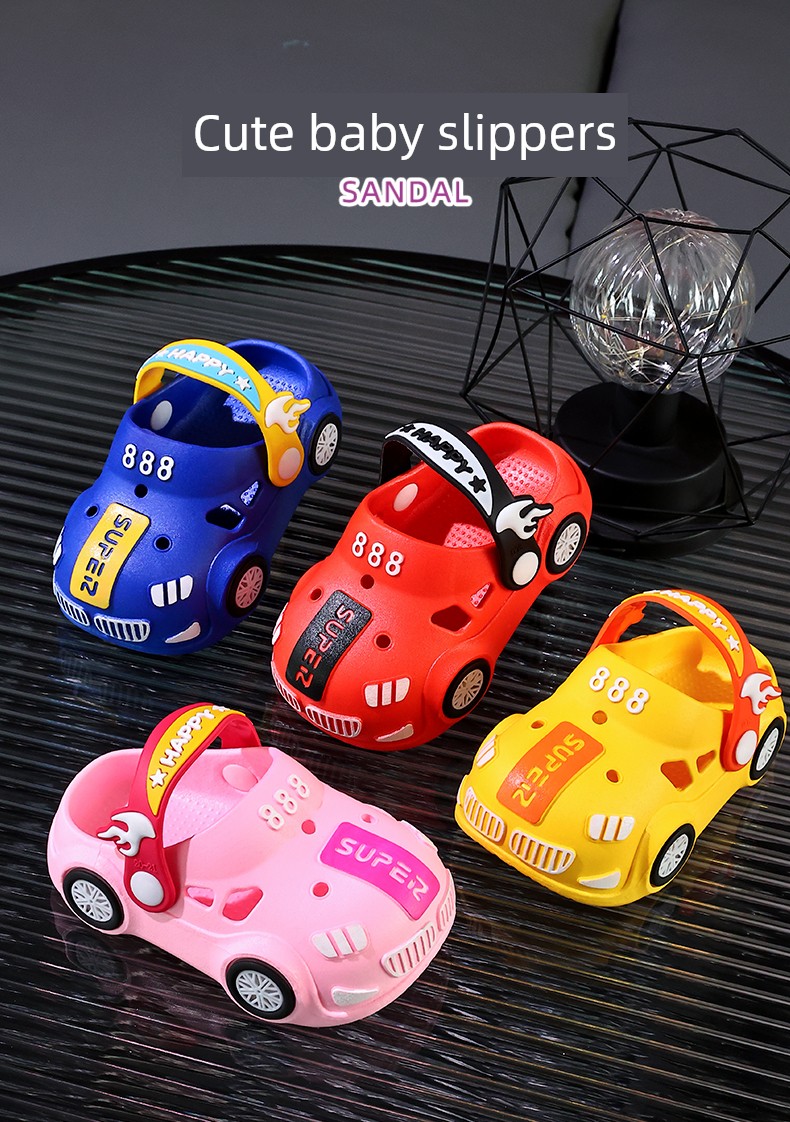 Children's Clogs for Boys and Girls, Light-Up Closed-Toe Sandals for Summer, Outdoor and Indoor Use, Baby and Kids' Slippers — 2