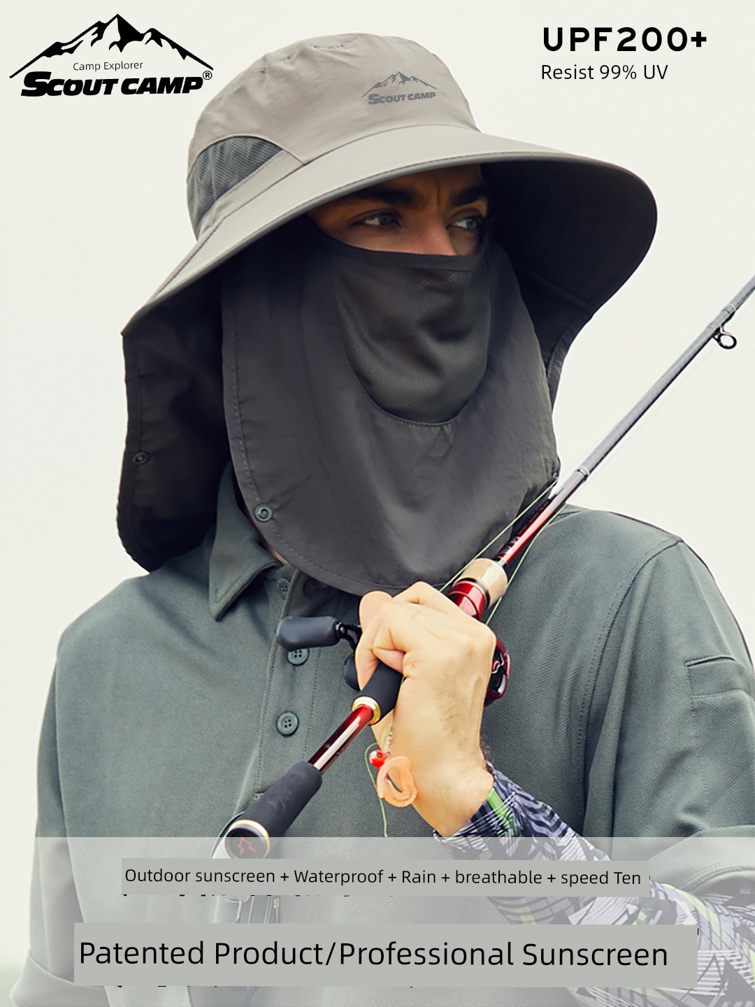 mask outdoors veil go fishing waterproof female Hat