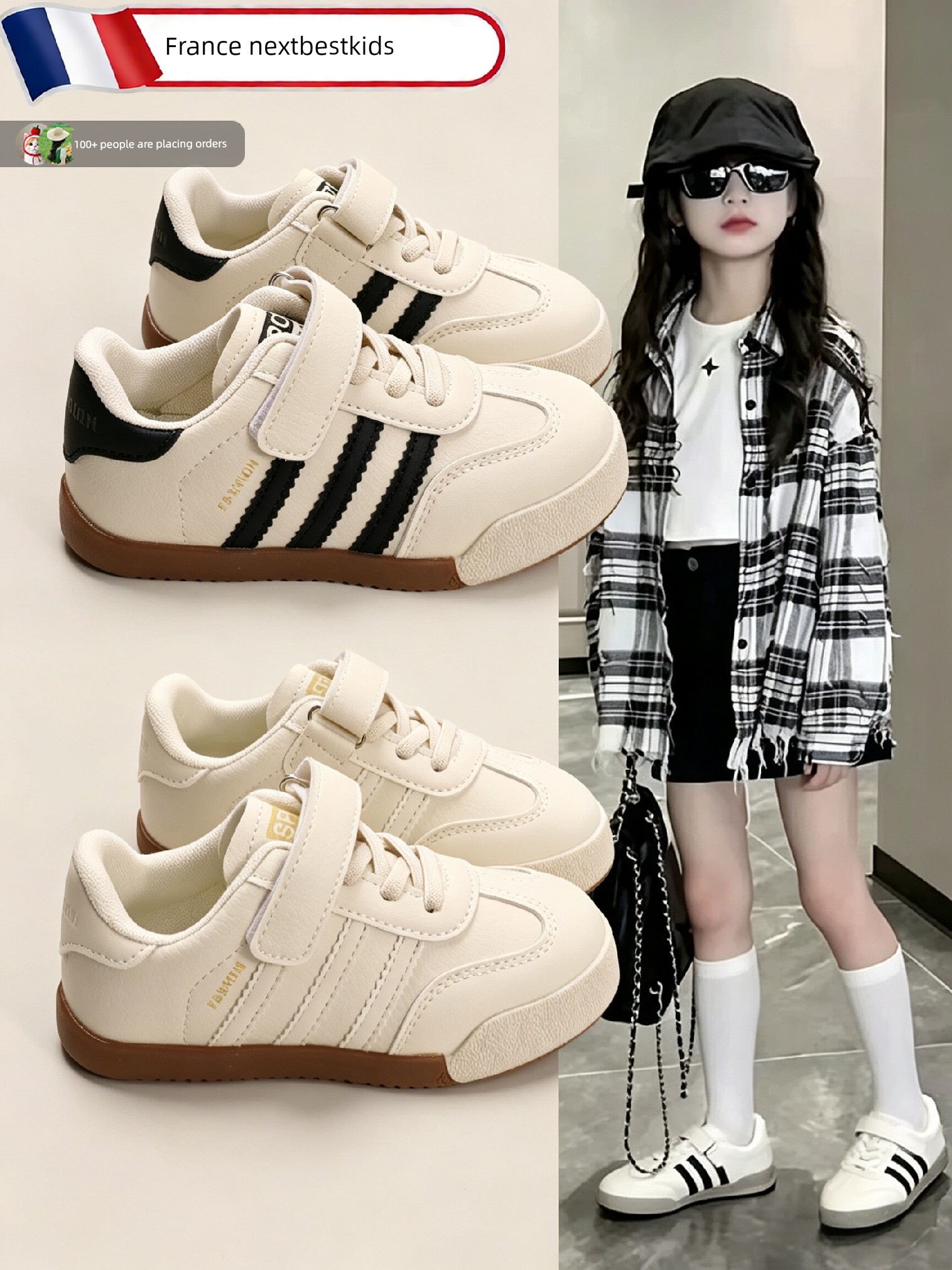 Children's Sports Shoes for Girls, 2026 Autumn New Model, Girls' Casual White Shoes, Lightweight Shoes