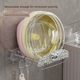 Suction cup retractable washbasin rack wall-mounted bathroom washbasin storage rack bathroom hole-free storage rack basin plating tool