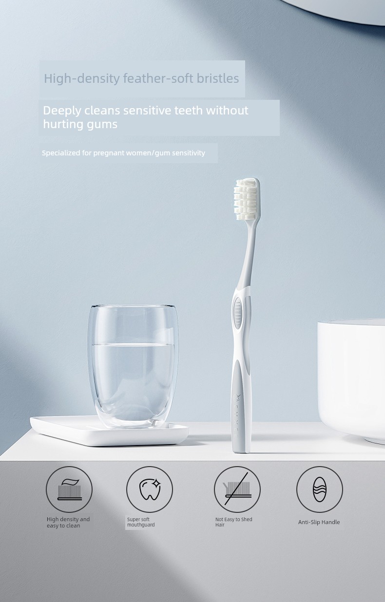 Manxi Adult Toothpaste Women's Toothbrush and Toothpaste Set Special Soft-Bristled Toothbrush for Postpartum Period Fresh and Fluoride-Free Flagship Store — 22