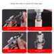 New 4-point 6-point water pipe universal electric inner and outer wire integrated wire opener plate tooth tool thread tapping tap