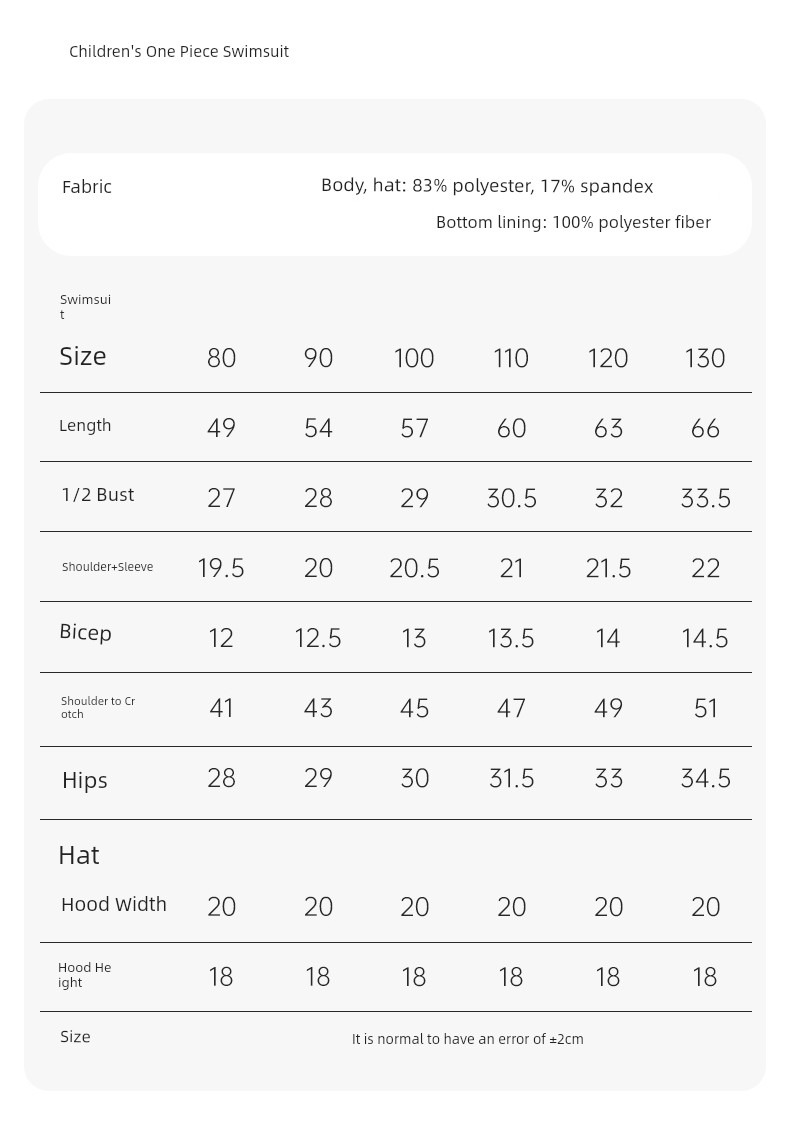 Wilberu Girls' Swimwear Two-Piece Children's Girls' and Boys' Summer Sun Protection Class a One-Piece Swimsuit for 3-Year-Olds — 78