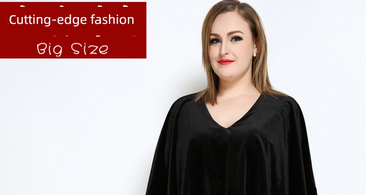 Autumn and winter Europe and America Plus Size velvet Cape cloak