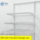 AA column storage rack 800 library wall-mounted metal wardrobe storage storage room wall-mounted open clothes grid board