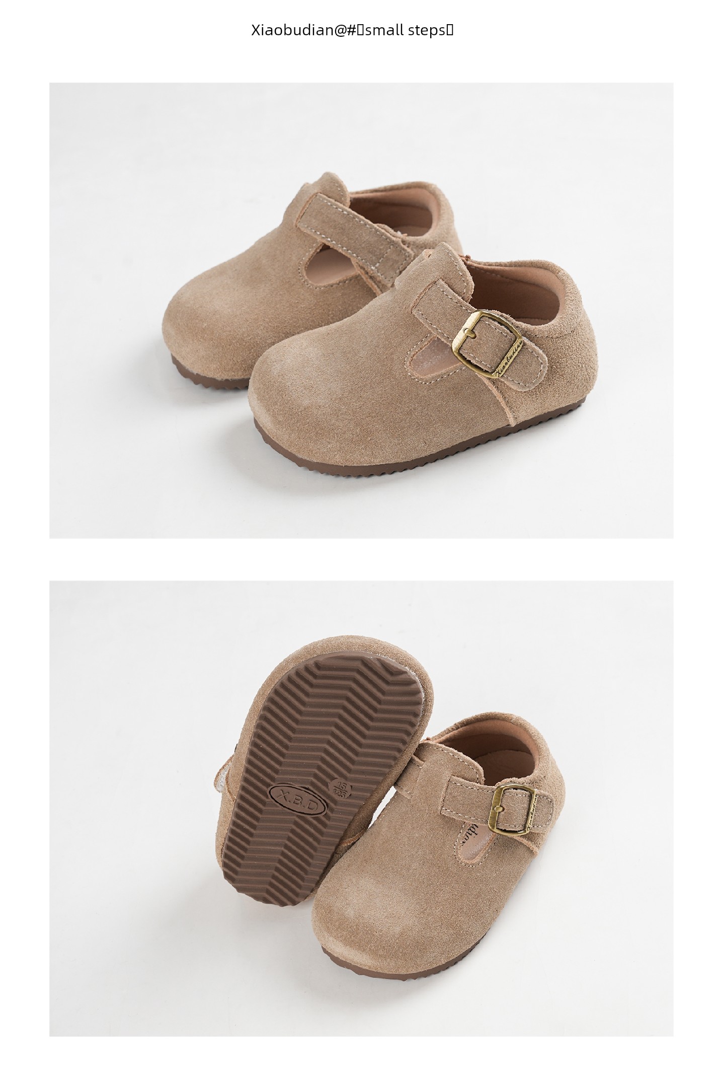 Little Steps Girls' Birkenstock-Style Shoes Autumn Children's Leather Shoes Baby Soft Sole Walking Shoes Non-Slip Girls' Shoes Boys' Shoes — 17