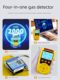 Zhongan combustible gas detector four-in-one portable limited space natural gas hydrogen sulfide oxygen alarm