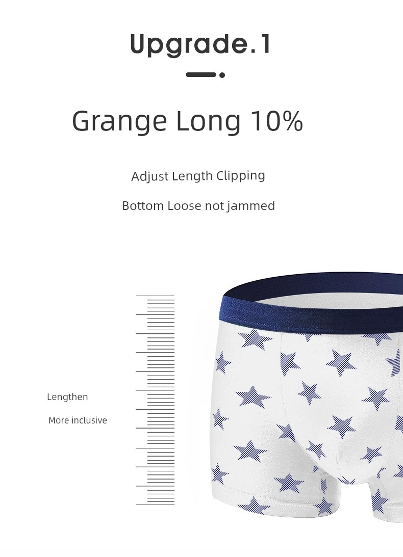 Pure Cotton Class A Boy Four Corners New Arrival Children's Underwear — 5