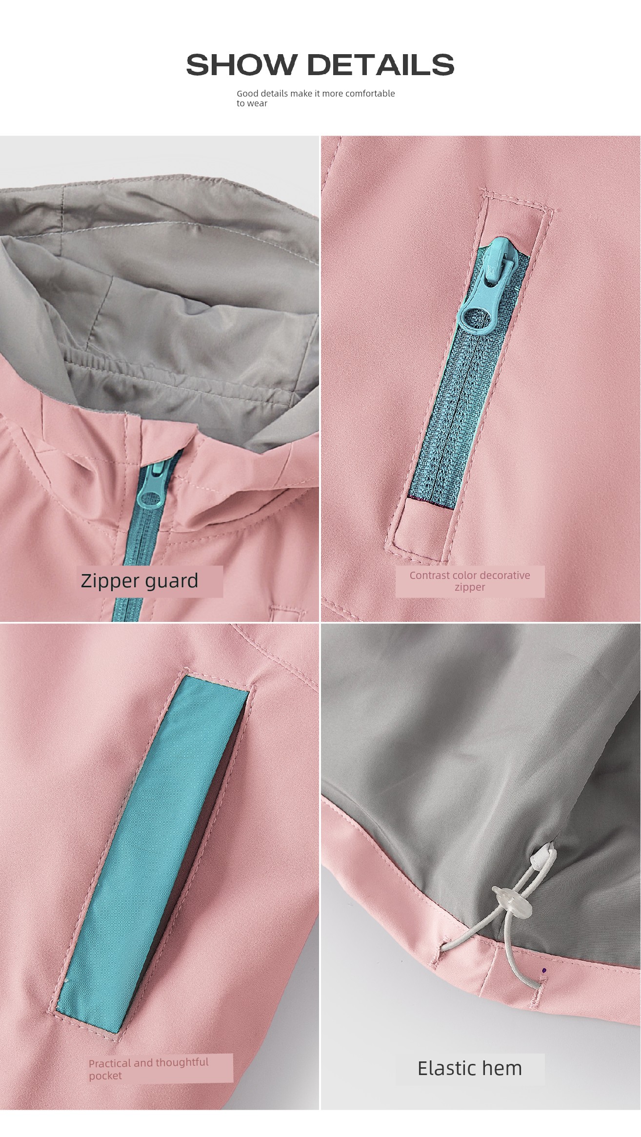[All Girls' Wardrobes Live Broadcast Room] Jellybaby Kidsren's Soft Shell Jacket Girls' Three-In-One Jacket — 15