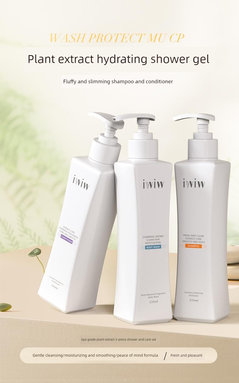 Iwiw Plant-Derived Camellia Shampoo Anti-Dandruff Oil Control Shower Gel Conditioner Fragrant and Fluffy A8 — 2