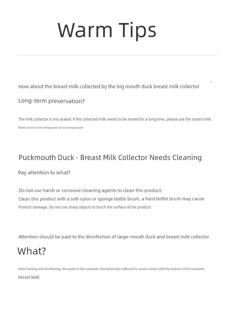 Boboduck Big Mouth Duck Drain Connector Milk Handy Gadget Silicone Squeeze Milk Hands-Free Wearable Breast Milk Collector — 21