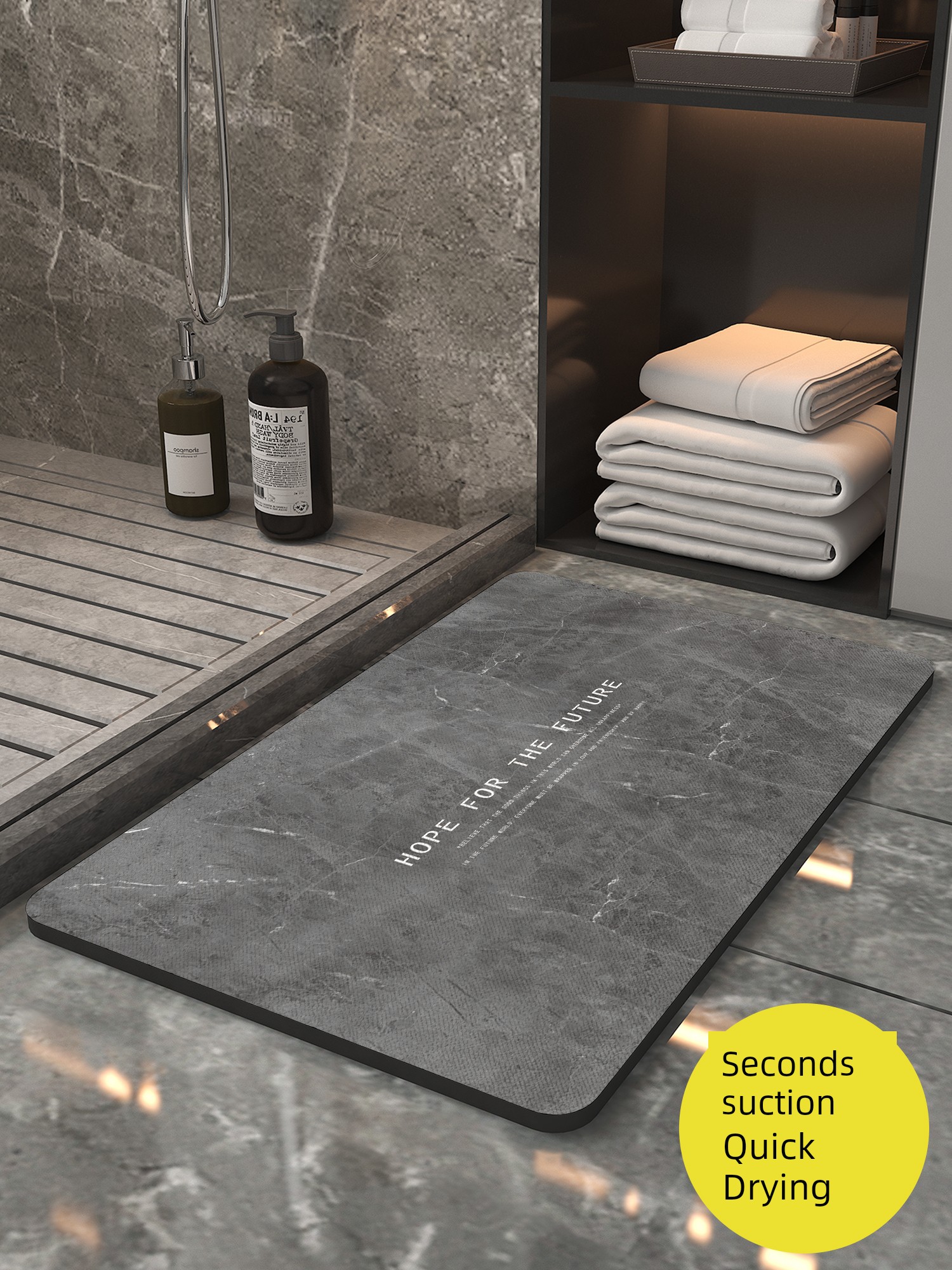 衛浴地墊珪藻土超吸水加厚40mm防滑耐用多色多款式可選適用於衛生間浴室廚房