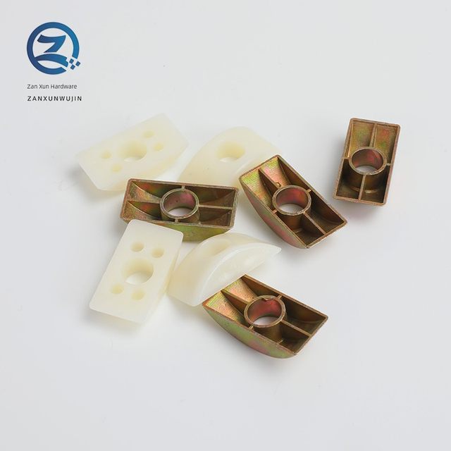 M6M8半月牙垫片半圆垫圈塑料平垫半月牙螺母家具螺丝四合一连接件