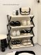 Home entrance door folding shoe rack simple door multi-layer large capacity 2025 new shoe cabinet storage artifact rack