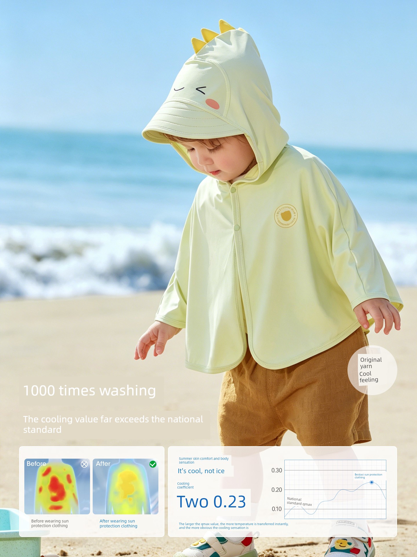 Beipisi Summer Ice Silk Shawl Children's Sun Protection Clothing