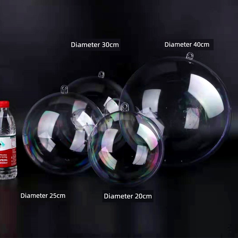 2-100cm Acrylic Decorative Large Size Transparent Ball