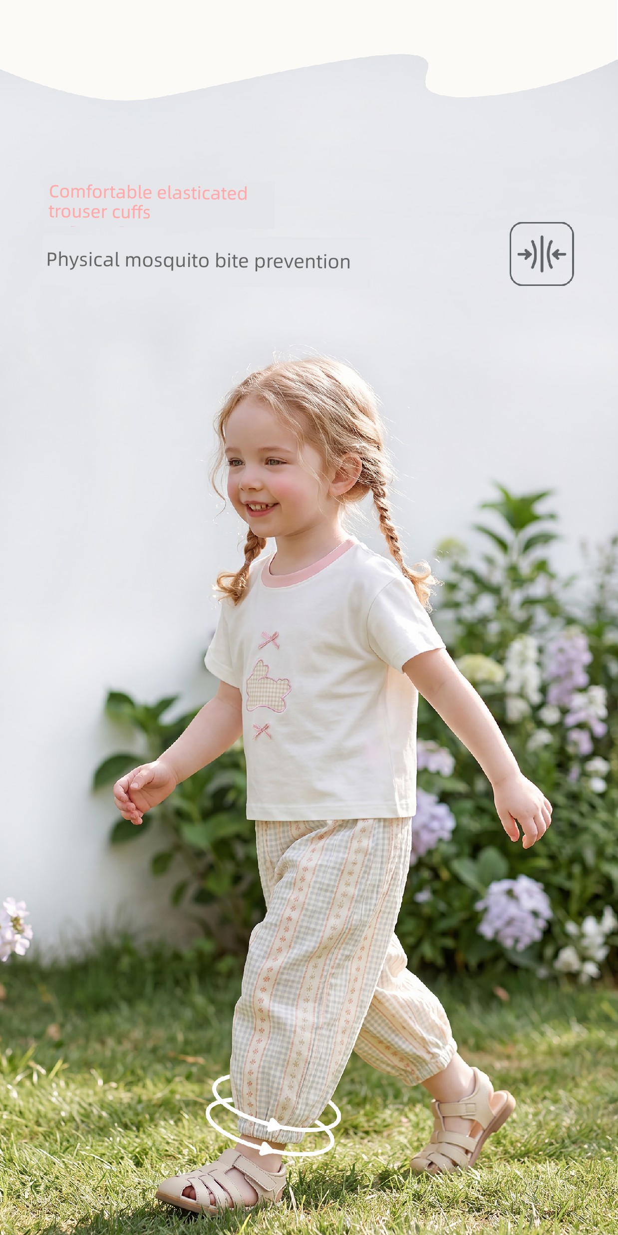Girls' Anti-Mosquito Pants Summer 2026 New Children's Antibacterial Long Pants Spring and Autumn Thin Pants Summer Jogger Pants — 8