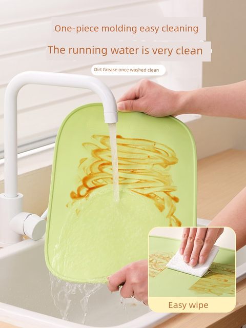 Silicone placemat for primary school students first grade children's lunch mat for food grade waterproof and oilproof dining table mat heat insulation mat