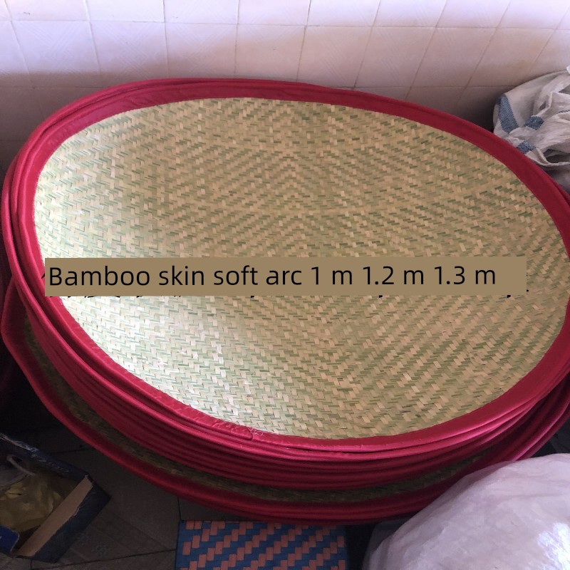 Bamboo Plaited Articles Soft Dustpan Tea Making Tools Bamboo Products Cloth Soft Arc Soft Nail Bamboo Woven Bamboo Plaque Stirring Tea Bamboo Sieve