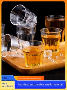 Acrylic Plastic Drop-Resistant Transparent Restaurant Beer Steins