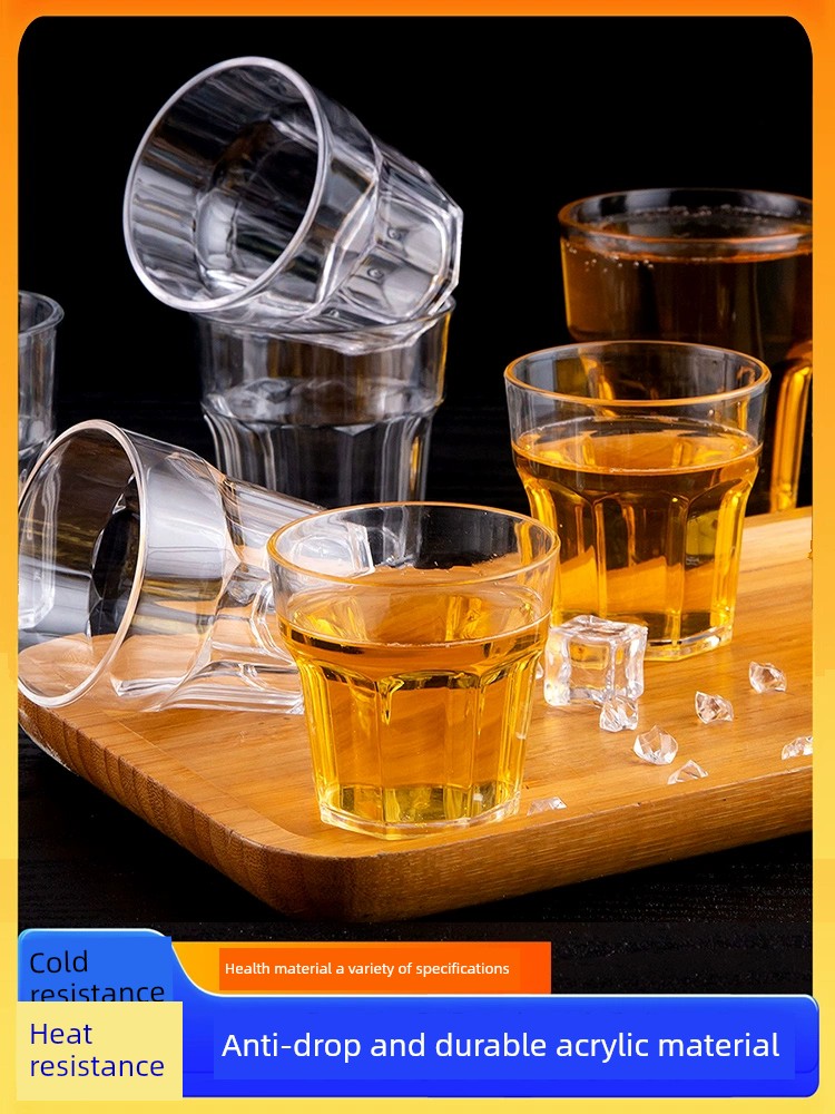 Acrylic Plastic Drop-Resistant Transparent Restaurant Beer Steins