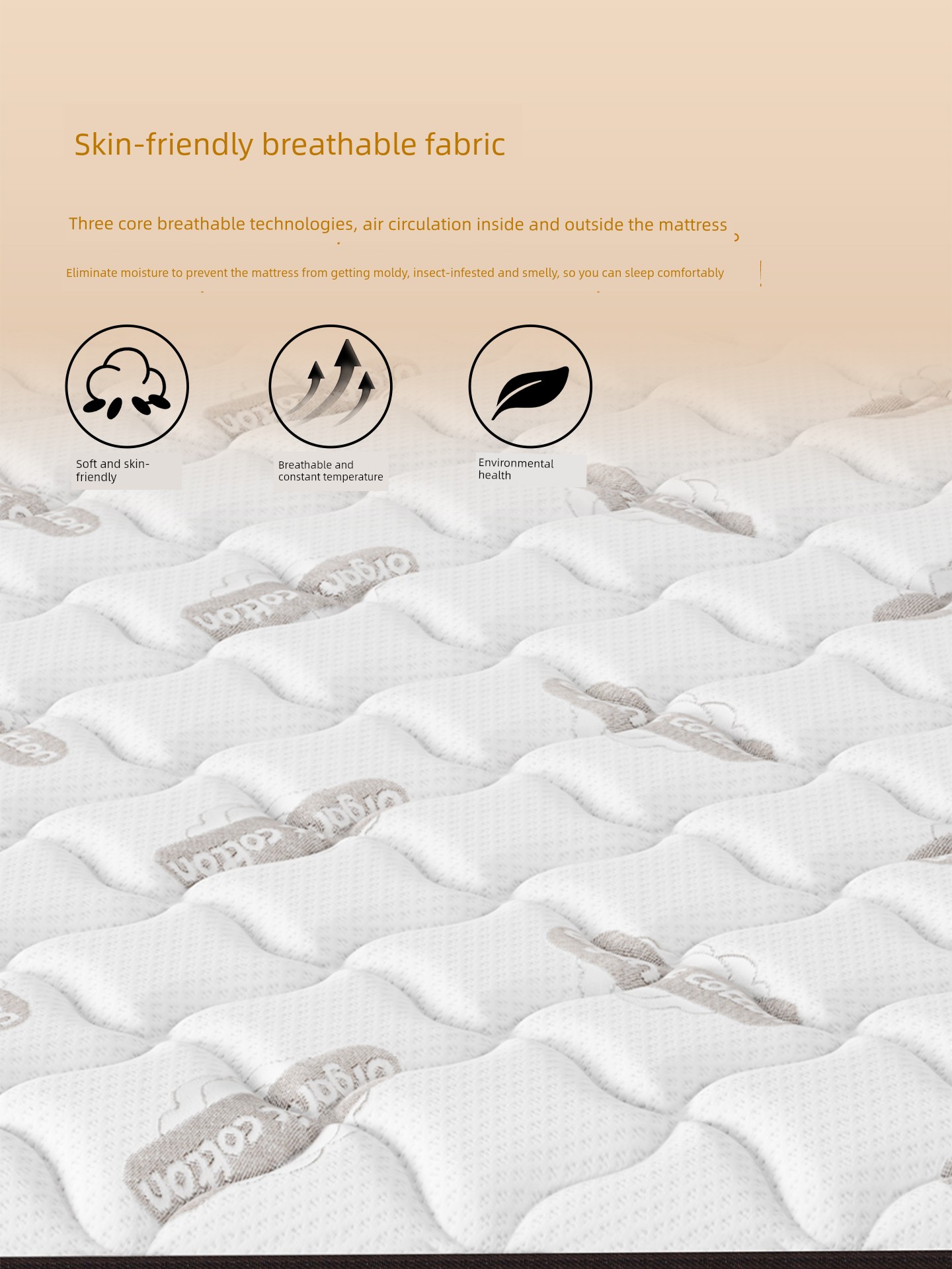 Natural Latex and Coconut Palm Mattress, Top Ten Famous Brands, Individually Packaged Spring Mattress, Soft and Firm, for Home Bedroom, Hard and Thick Mattress