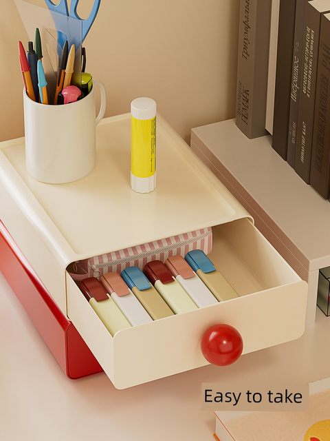 Dopamine storage box for desktop drawer office desk desk stationery debris organization artifact porch storage rack