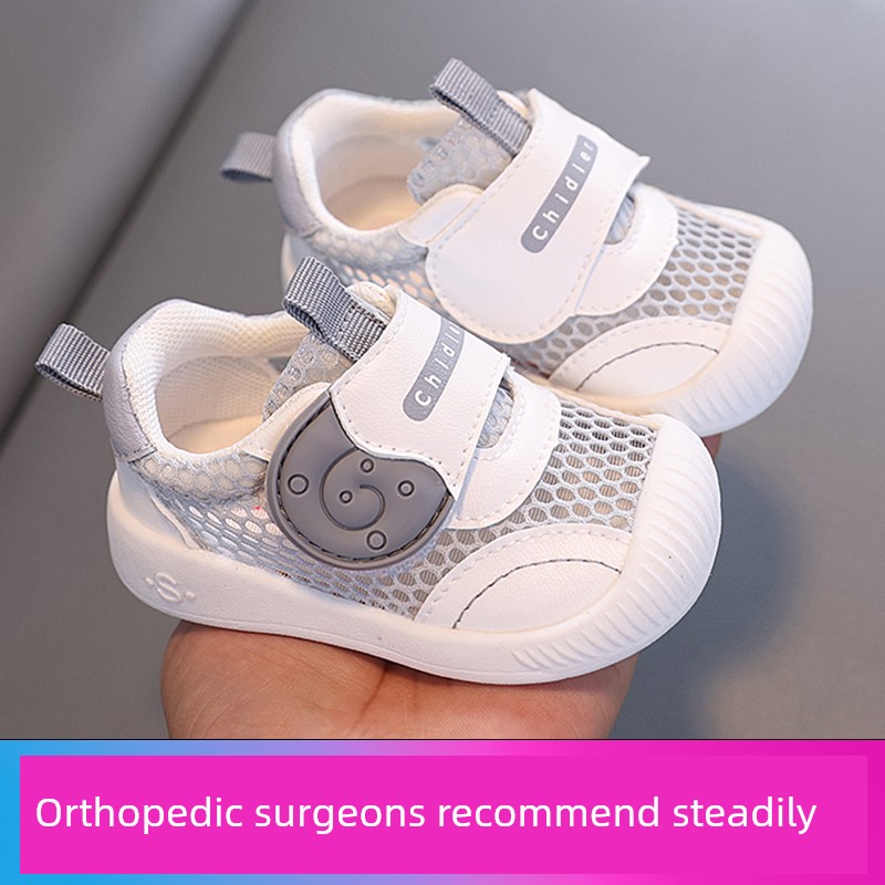 Baby Toddler Shoes for Boys, Spring and Autumn, Soft-Soled, Non-Slip, Breathable Mesh Shoes for Girls, 1 to 2-3 Years Old, Mesh Shoes — 3