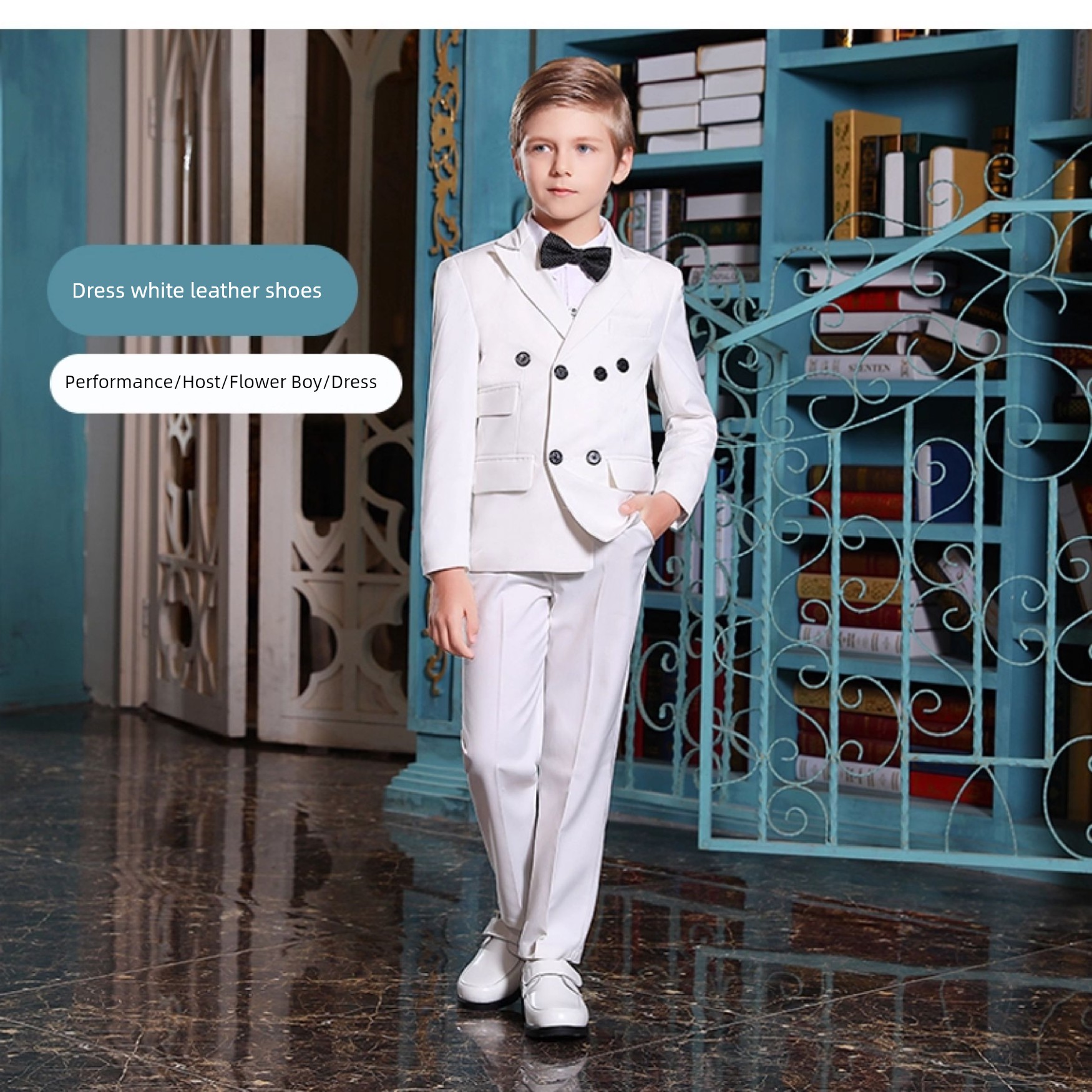 Boys' Performance Spring & Fall New Arrival Soft Bottom Student Leather Shoes — 8