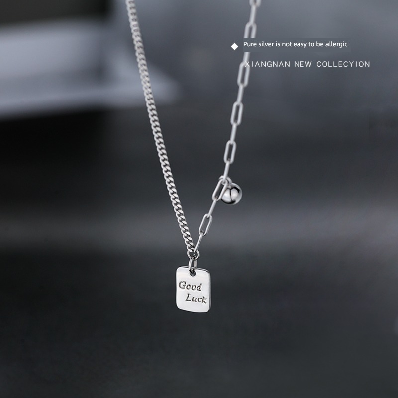 Xiangnan 925 Sterling Silver luck female Light luxury senior Necklace