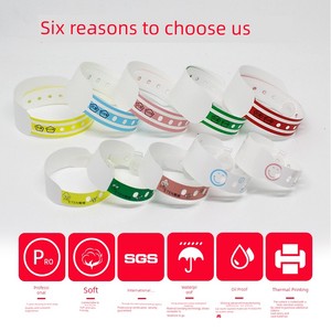Disposable Printed Patient Information Hospital Escort Thermal Wristband Newborn Baby Wristband Classification Identific