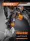 Steel Warrior Electric Hammer 1700W Safety Clutch Hammer Multifunctional Dual-Use Impact Drill Grooved Wall Concrete