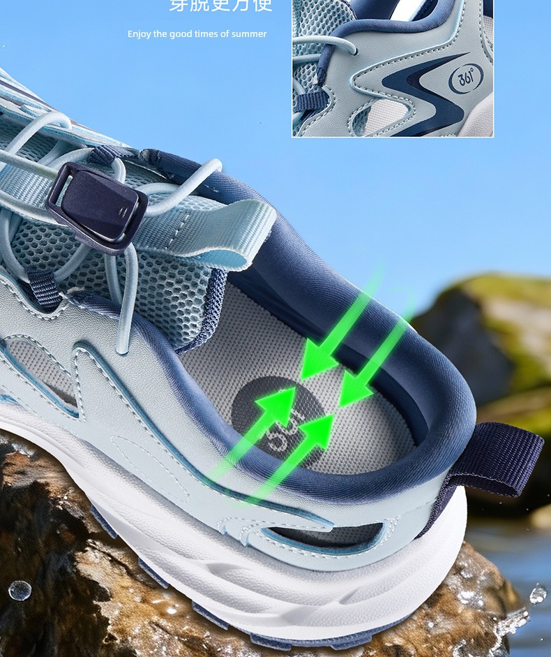 361 ° Children's Shoes for Boys and Girls, Kids' Water Shoes, Breathable Running Shoes, 2026 Summer New Models for Older Children — 13
