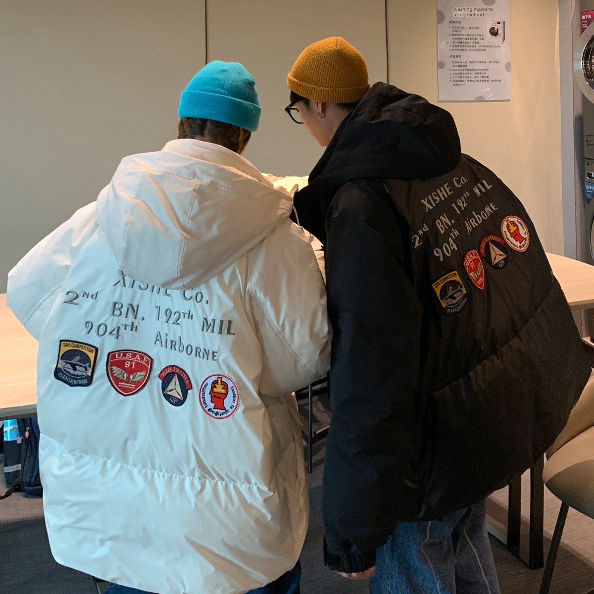 lovers teenagers thickening trend Big size Down Jackets