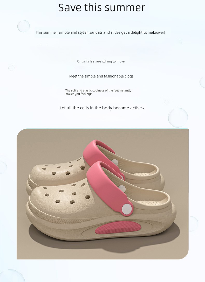 Step Eleven Children's Clog Shoes for Girls 2026 Summer New Thick-Soled Breathable Non-Smelly Non-Slip Parent-Child Sandals for Boys — 2