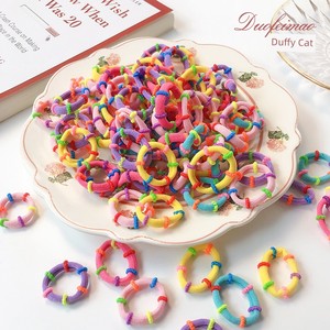 Color Girl Good Elasticity Small Size Terry Baby Hair Ties